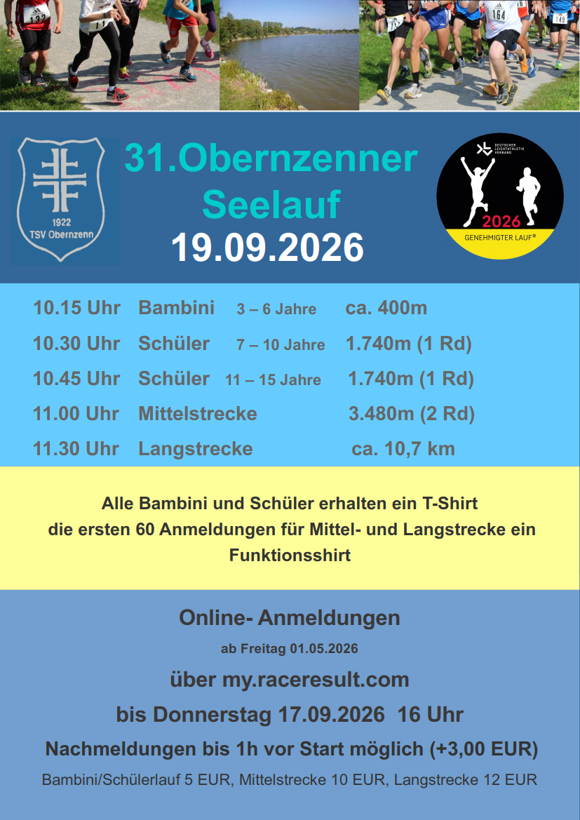 Anmeldung Seelauf 2026